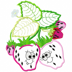Apple Embroidery Design 4 Apple Embroidery Design 4